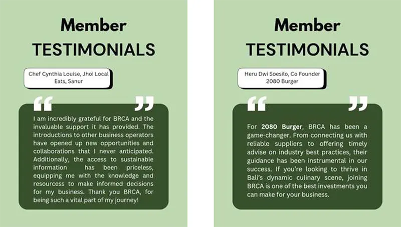 Newsletter November Member Testimonials