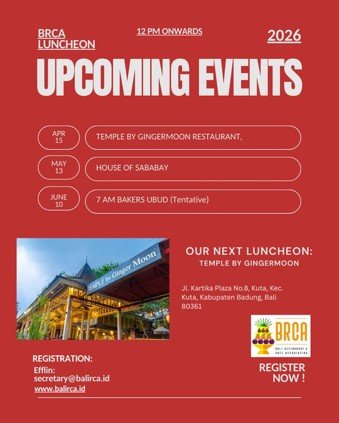 BRCA Luncheon - Upcoming Events