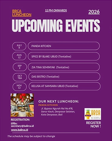 BRCA Luncheon Upcoming Events