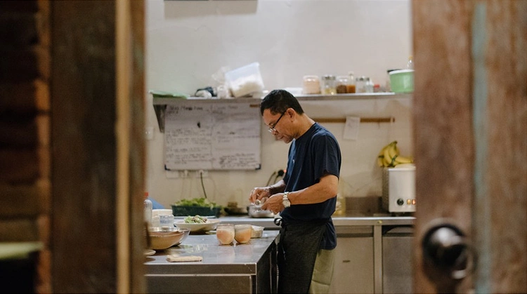 Made Runatha - Founder of Moksa Plant-Based Restaurant Ubud