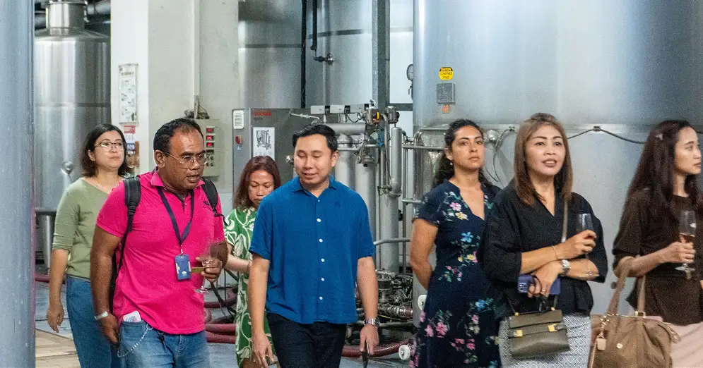 Winery Tour - Yoke Darmawan Director of Corporate Affair