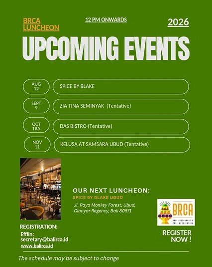 BRCA Luncheon - Upcoming Events