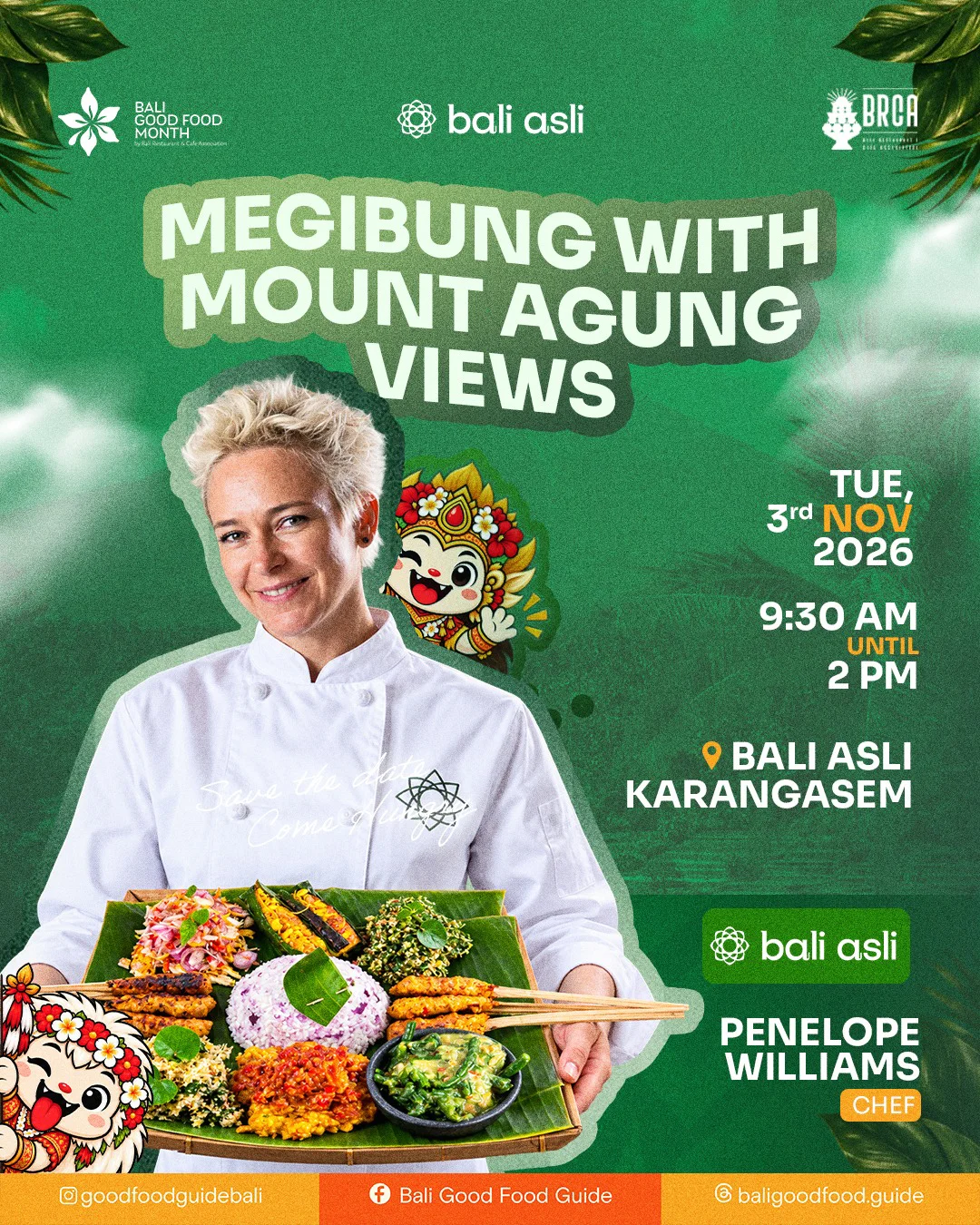 Bali Good Food Menu - 3 November 2026
