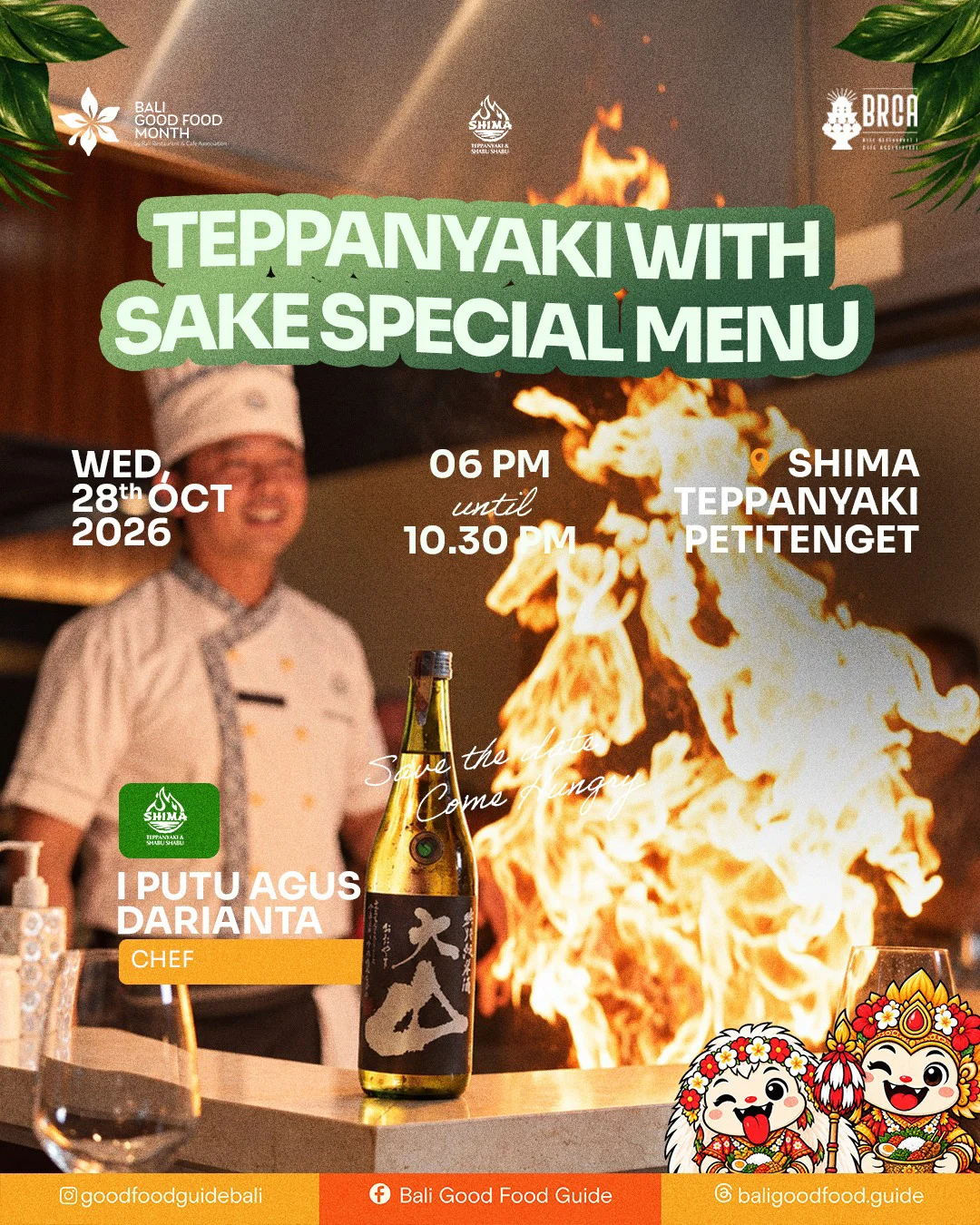 Bali Good Food Menu - 28 October